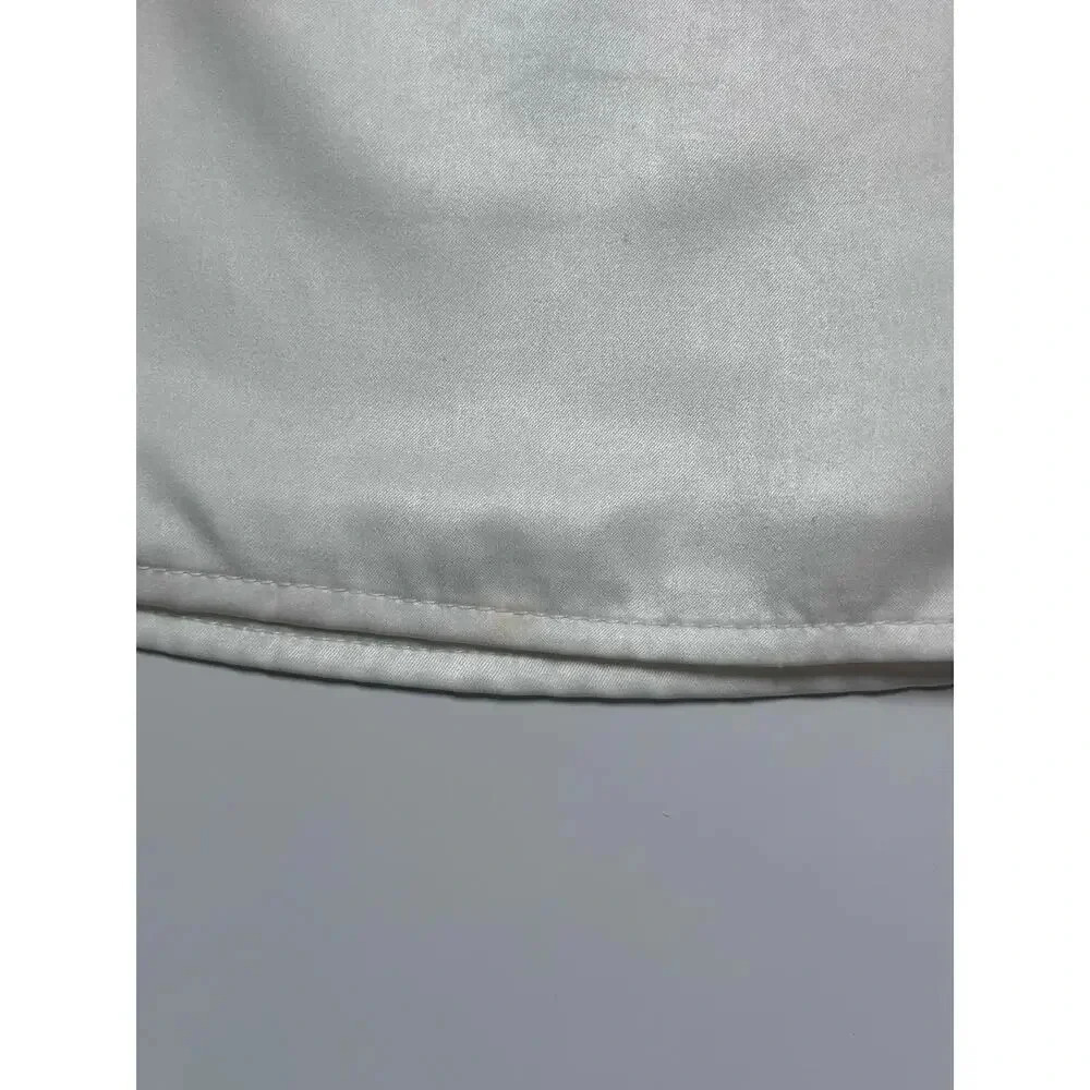 Altar’d State White Feather Trimmed Satin Mini Dress Size Medium Bridal - Picture 10 of 10